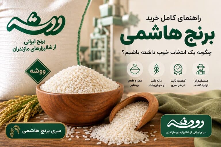 راهنمای خرید برنج هاشمی ایرانی باکیفیت از تولیدکننده | سری برنج هاشمی ووشه