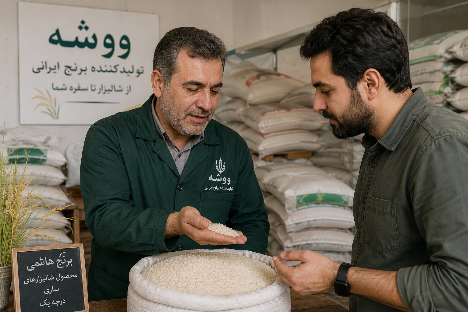 خرید برنج هاشمی از تولیدکننده