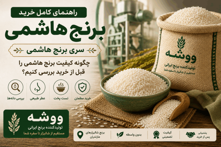 راهنمای بررسی کیفیت برنج هاشمی قبل از خرید
